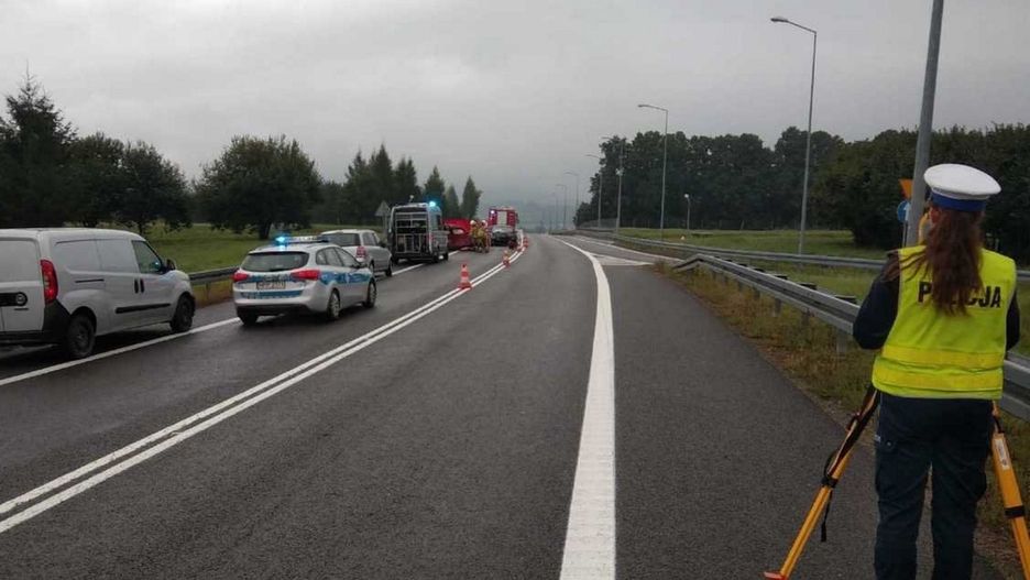 Na S1 w Żywcu doszło do śmiertelnego wypadku