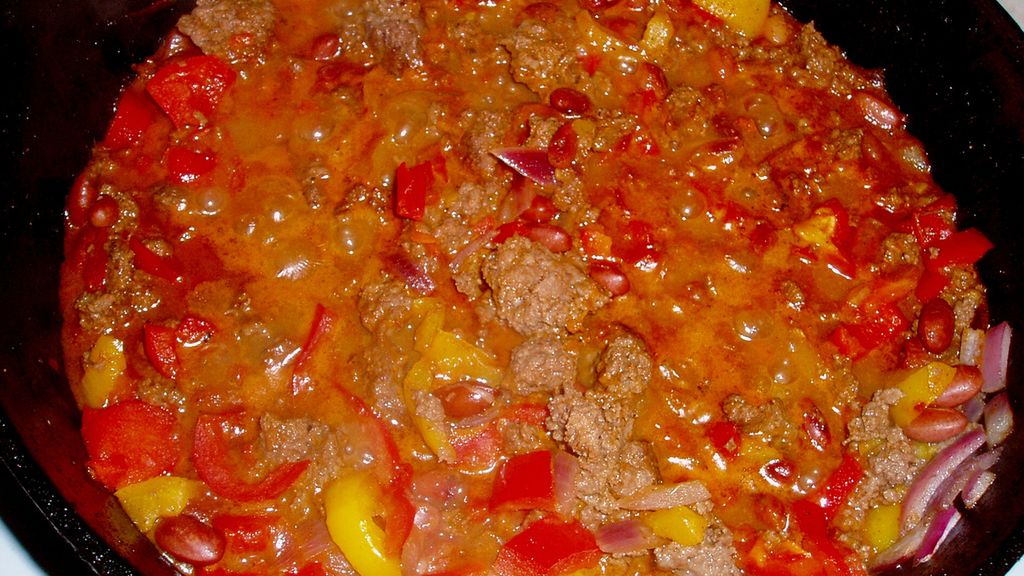 Gotowane mięso mielone z bizona