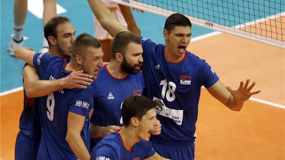 Materiały prasowe / FIVB / Na zdjęciu: reprezentacja Serbii mężczyzn