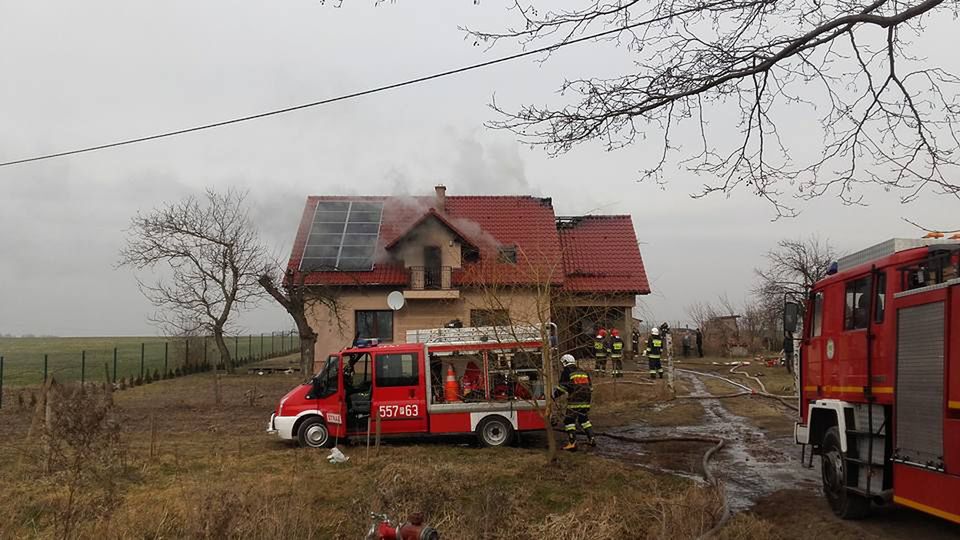 Pożar domu w Arentowie – AKTUALIZACJA