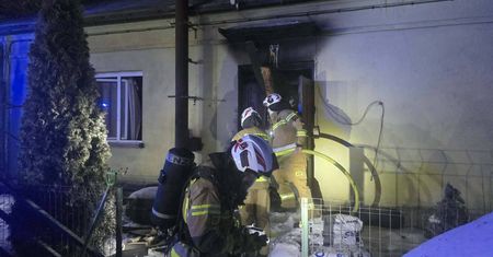 Poważny pożar w Cieszewie. 19-latek z poparzeniami twarzy!