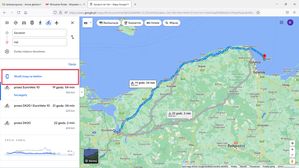 Google Maps: Wyślij trasę na telefon