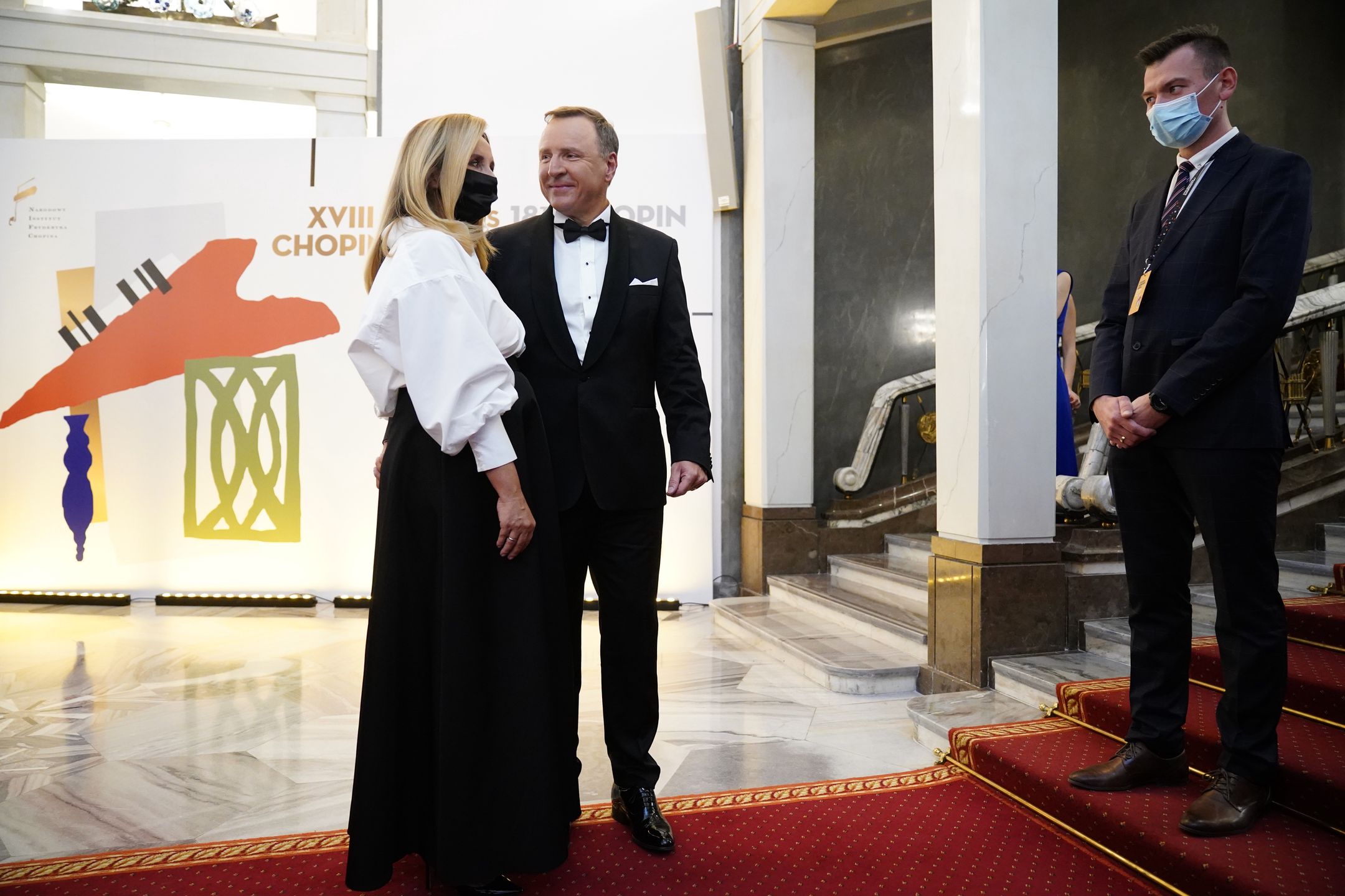 Joanna i Jacek Kurscy na Gali Wręczenia Nagród XVIII Konkursu Chopinowskiego