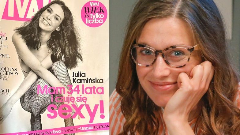 Seniorka (?) Julia Kamińska grzmi z okładki Vivy: "Mam 34 lata i czuję się sexy!"