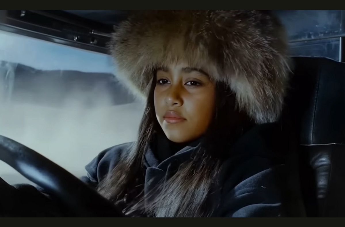 Kanye West dropped a "bomb". His daughters are riding across the desert with gremlins on motorcycles.