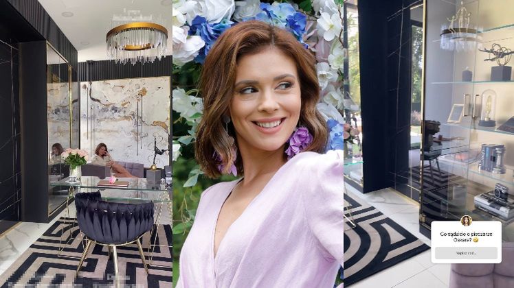 Klaudia Halejcio chwali się pełnym PRZEPYCHU gabinetem partnera