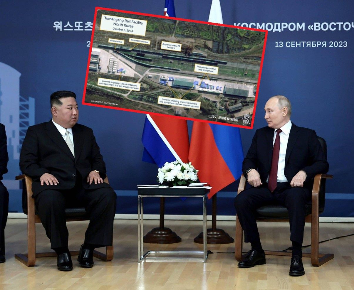 Kim Dzong Un i Władimir Putin spotkali się w połowie września. Zdjęcia mogą dowodzić, że się dogadali w sprawie dostaw broni