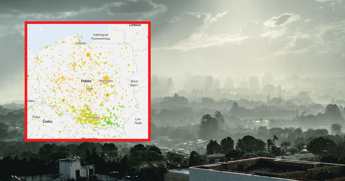 Smog w Polsce. Mapa zanieczyszczenia powietrza, piątek 30.09.2022 - WP ...