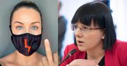 Małgorzata Rozenek ŚRODKOWYM PALCEM zachęca do protestowania przeciwko zaostrzeniu przepisów antyaborcyjnych: "Każdy z nas ma prawo do decydowania o sobie!"