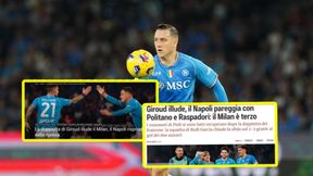 Zieliński nie będzie zadowolony. Tak włoskie media zareagowały na mecz Napoli - Milan
