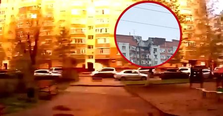 Wszystko się nagrało. Moment silnej eksplozji w Rosji