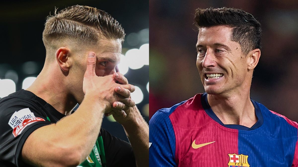 Getty Images / Viktor Gyokeres rzucił wyzwanie Robertowi Lewandowskiemu