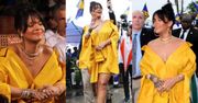 Rihanna cała na żółto cieszy się z ulicy swojego imienia