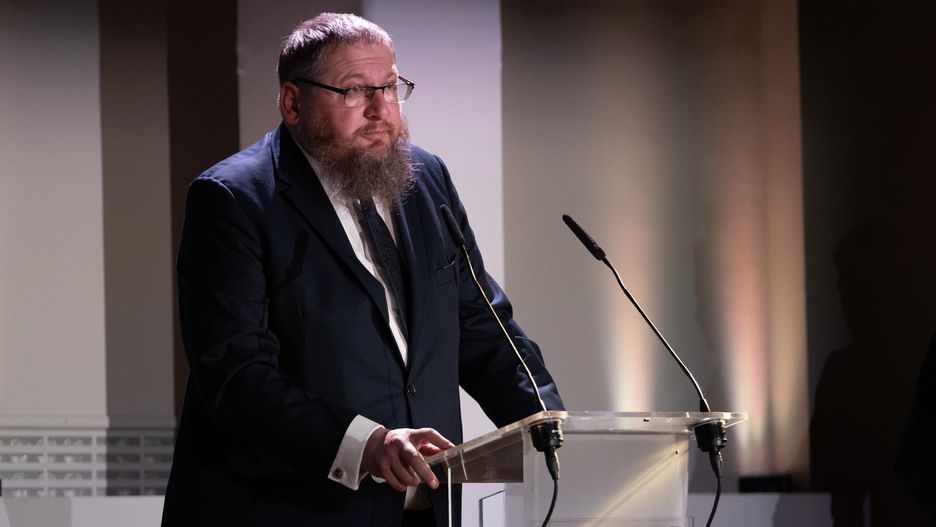Piotr Cywiński podczas obchodów 77. rocznicy wyzwolenia Auschwitz 