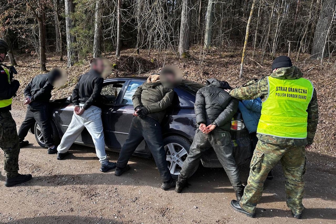 Zatrzymanie przy granicy polsko-litewskiej. Akcja WOT i Straży Granicznej