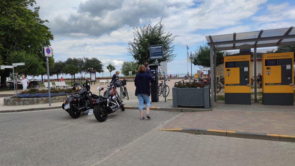 Opłatę klimatyczną w niemieckim kurorcie Ueckermuende można uiścić w specjalnym automacie.