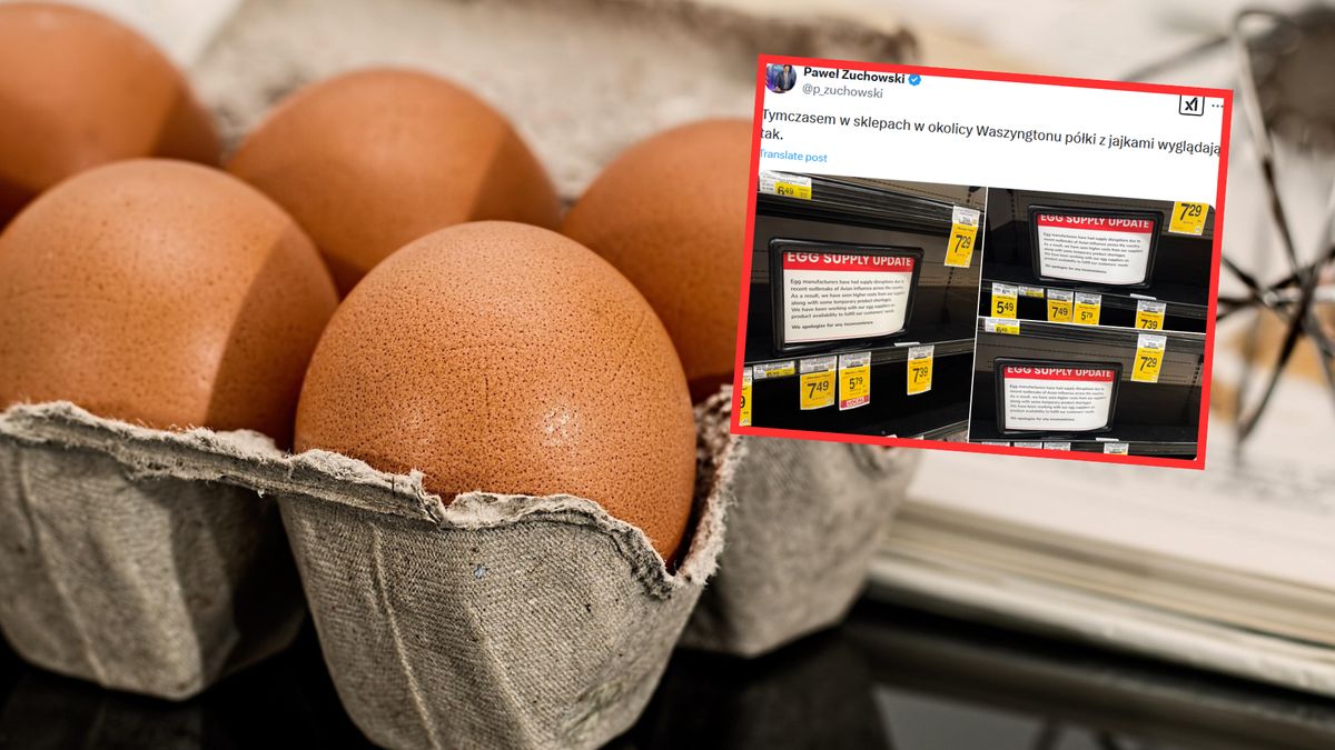 Brakuje jajek w USA. Zobaczcie tylko na półki  