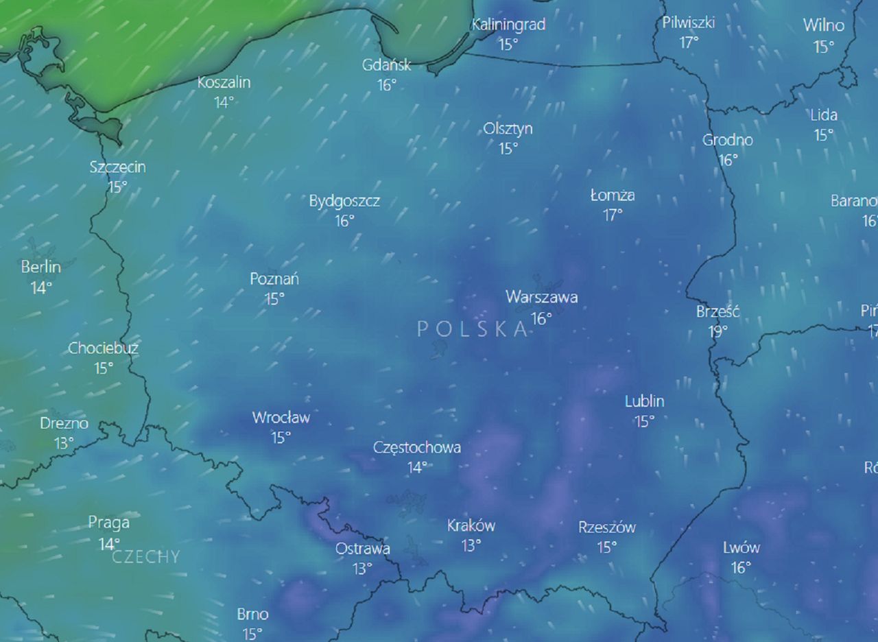Pogoda na 7 października. Sporo deszczowych miejsc w Polsce
