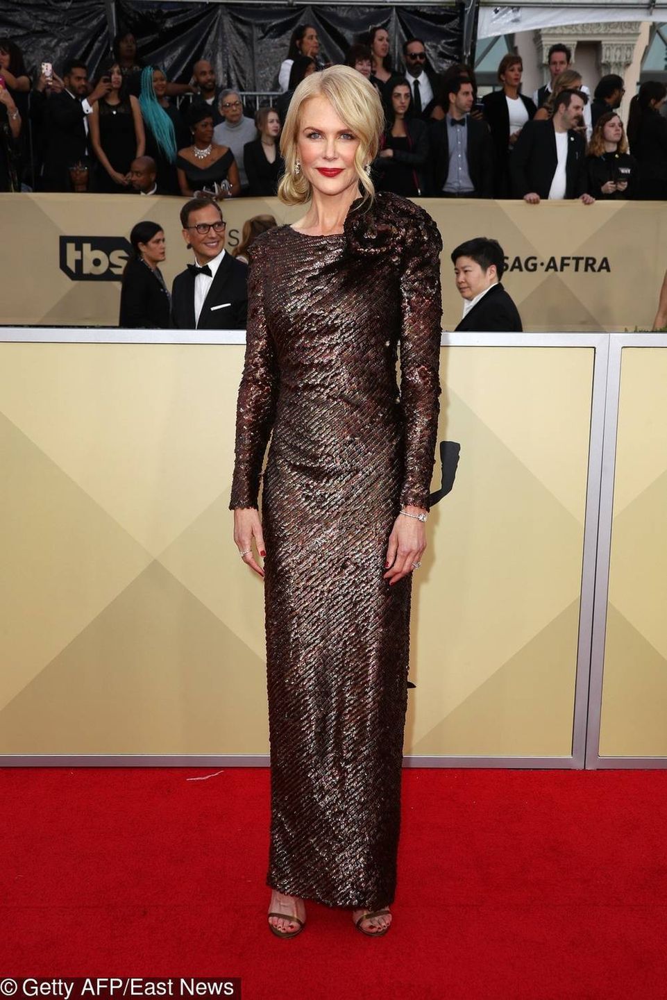 Nicole Kidman - SAG Awards 2018, kreacja: Armani Prive