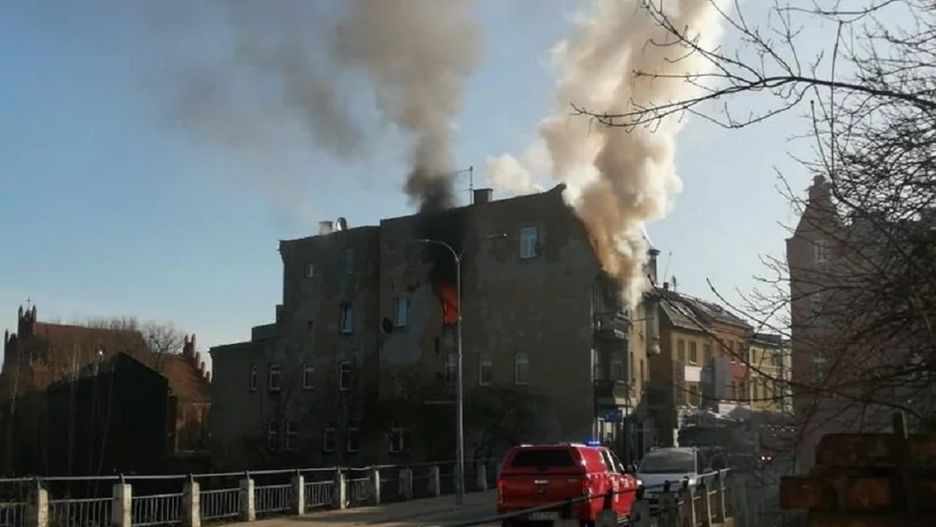 Dramat w Starogardzie Gdańskim. "Zabronili mi wracać do ognia po dzieci. Potem widziałem już tylko czarne worki”. Fot. Komenda Powiatowa Państwowej Staży Pożarnej