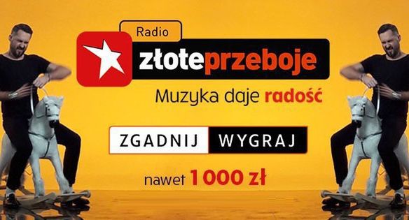 „Muzyka daje radość” - nowy konkurs Radia Złote Przeboje. Marcin Prokop w nowym spocie (wideo)
