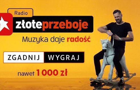 „Muzyka daje radość” - nowy konkurs Radia Złote Przeboje. Marcin Prokop w nowym spocie (wideo)