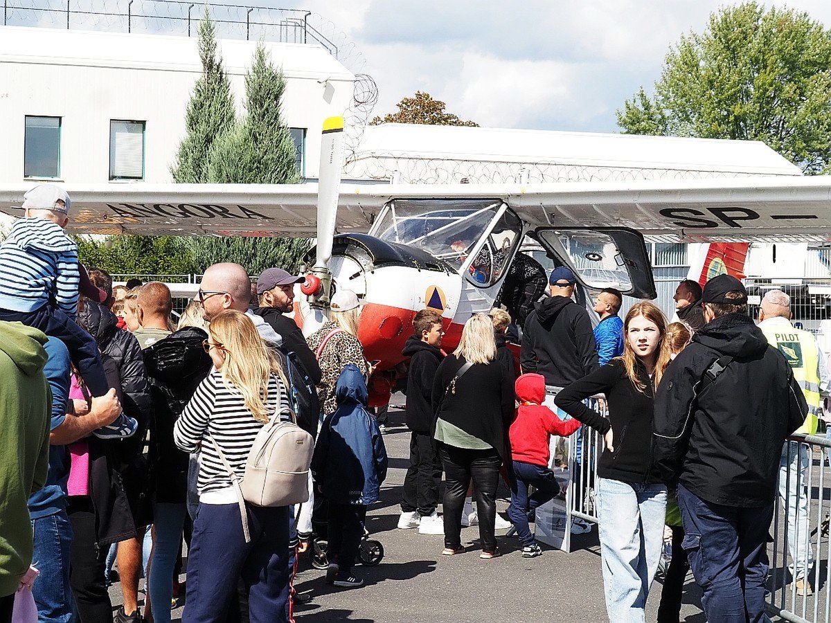 To był bardzo udany piknik wśród samolotów