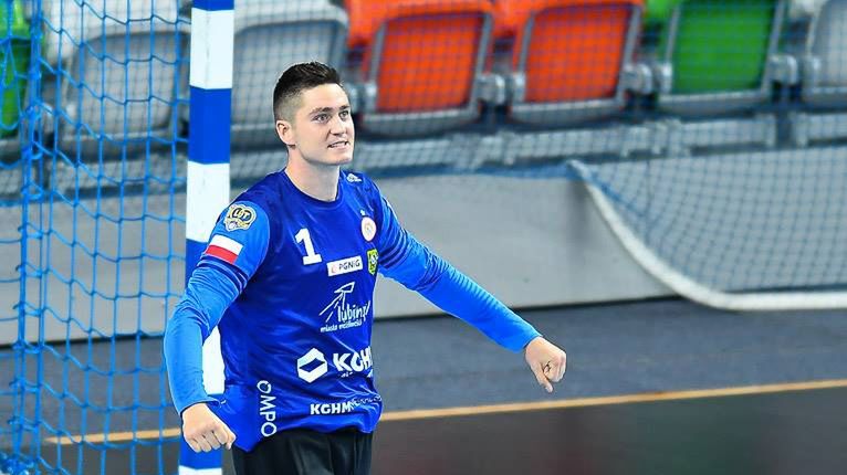 Materiały prasowe / MKS Zagłębie Lubin / Paweł Andrachiewicz / Na zdjęciu: Patryk Małecki, bramkarz MKS-u Zagłębia Lubin