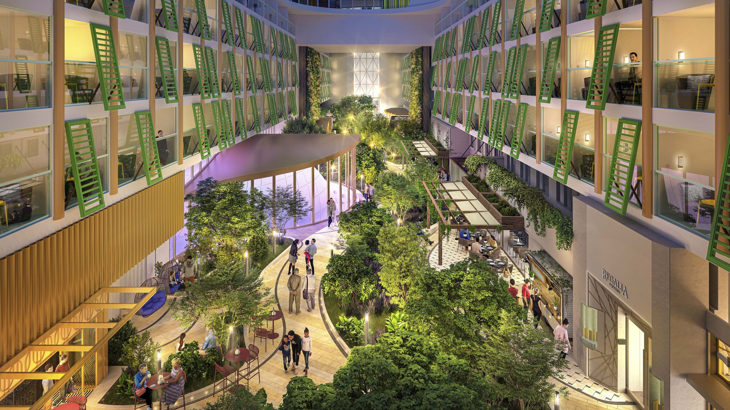 Na pokładzie Icon of the Sees znajduje się nawet park