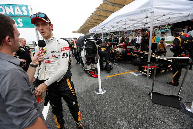 Romain Grosjean w nowym sezonie będzie liderem Lotusa