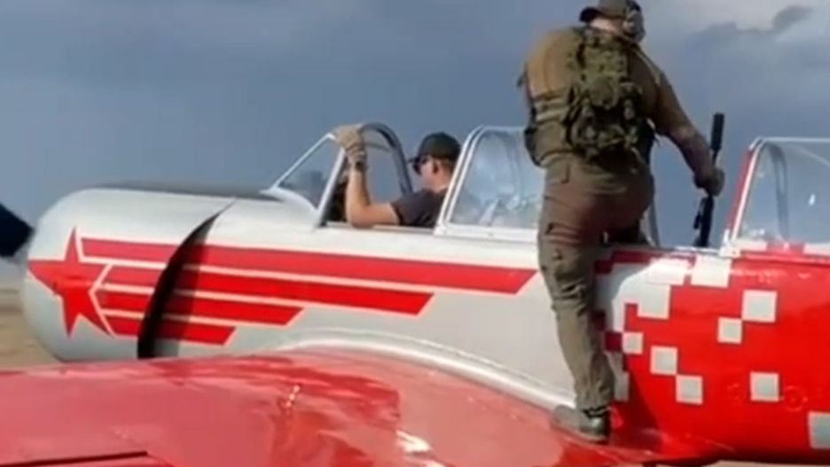 Jak-52 wykorzystywany do zwalczania dronów