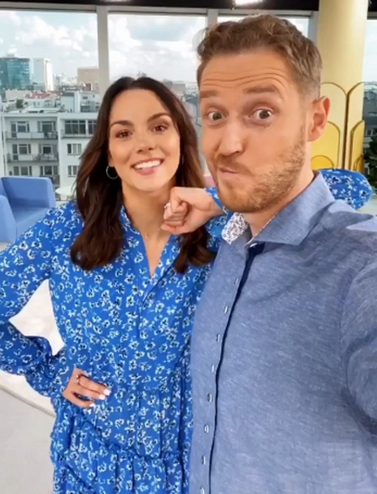 Paulina Krupińska i Damian Michałowski w "Dzień Dobry TVN"