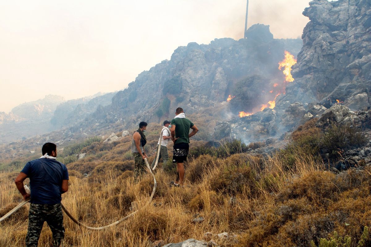 Ogromne pożary na Rodos. Polscy turyści ewakuowani