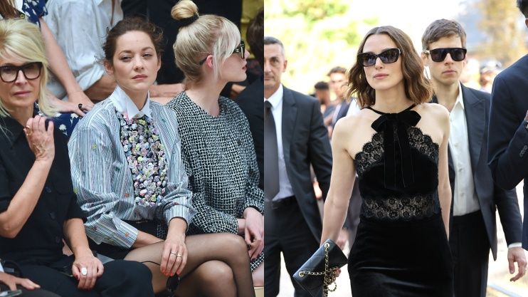 Keira Knightely i Marion Cotillard prezentują PARYSKI SZYK na pokazie Chanel