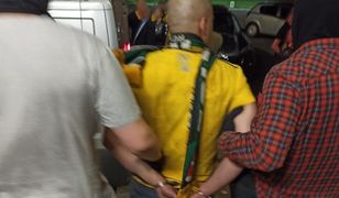 Katowice. Chcieli świętować awans do I ligi. Mieli zakaz, wtargnęli na teren stadionu