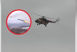 Pilot Mi-17 w akcji. Rakiety S-8 dziesiątkują pozycje Rosjan