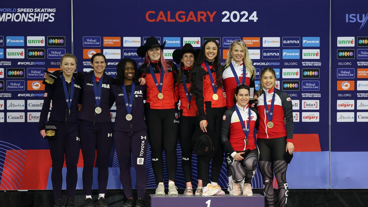 Zdjęcie okładkowe artykułu: Getty Images / Leah Hennel - International Skating Union / Na zdjęciu: reprezentacja Polski (z prawej)