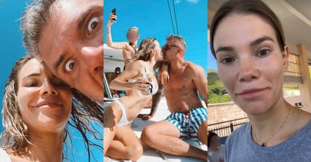 Maja Bohosiewicz pozuje w bikini i wymienia czułości z mężem na Seszelach. "Całujecie się przy swoich dzieciach?" (ZDJĘCIA)