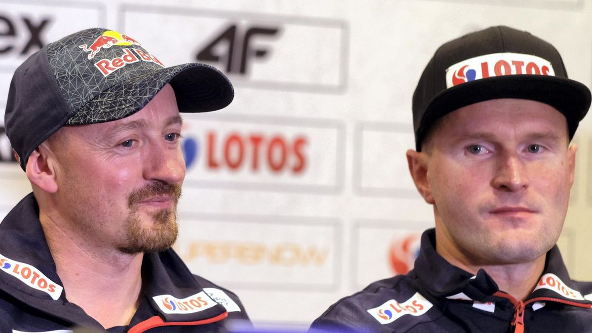 PAP / Andrzej Grygiel / Od lewej: Adam Małysz i Maciej Maciusiak