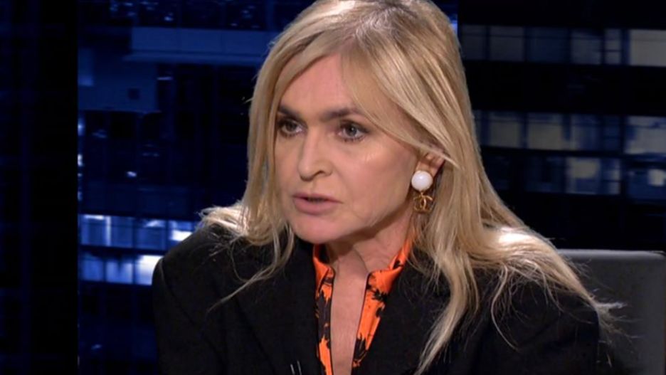 Monika Olejnik zaczęła prowadzić "Kropkę nad i" w 1997 r.