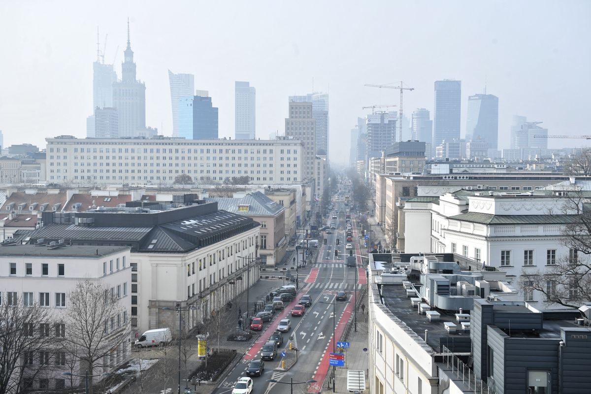 Warszawa. Smog w stolicy 