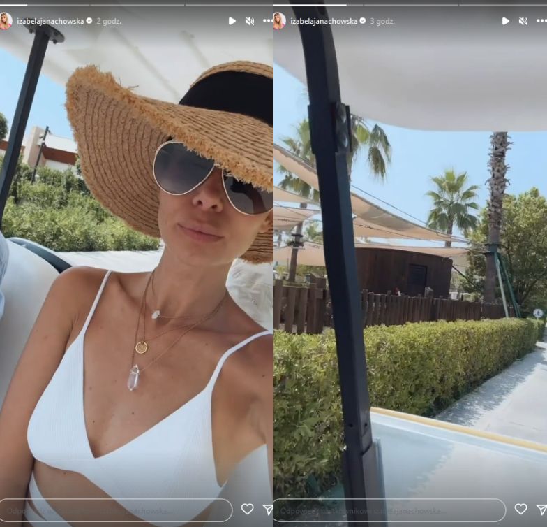 Izabela Janachowska wypoczywa z rodziną w luksusowym hotelu
