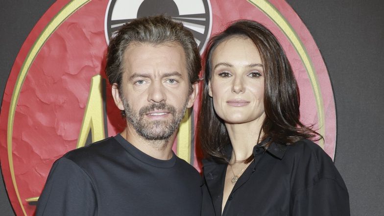 Piotr Głowacki z żoną Agnieszką