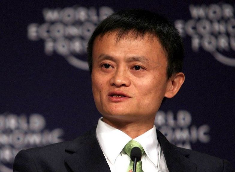 Na zdjęciu Jack Ma Yun, szef Alibaby