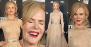 Dziewczęca Nicole Kidman na premierze serialu