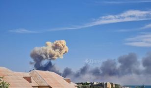 Wybuchy na Krymie. Potężne eksplozje w rosyjskiej bazie lotniczej