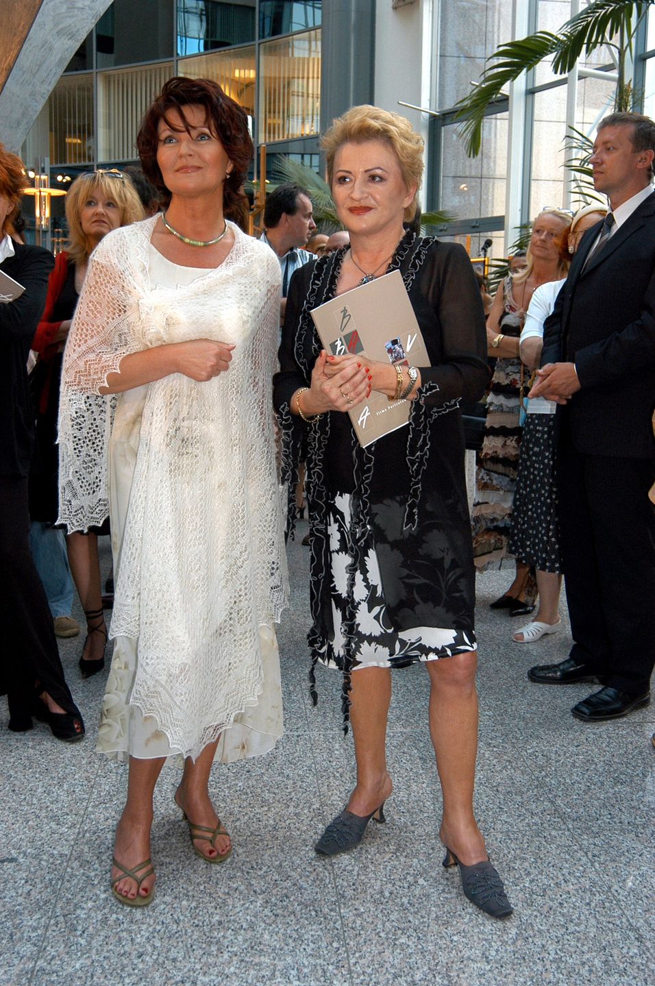Jolanta Kwaśniewska i Hanna Bakuła w 2003 roku 