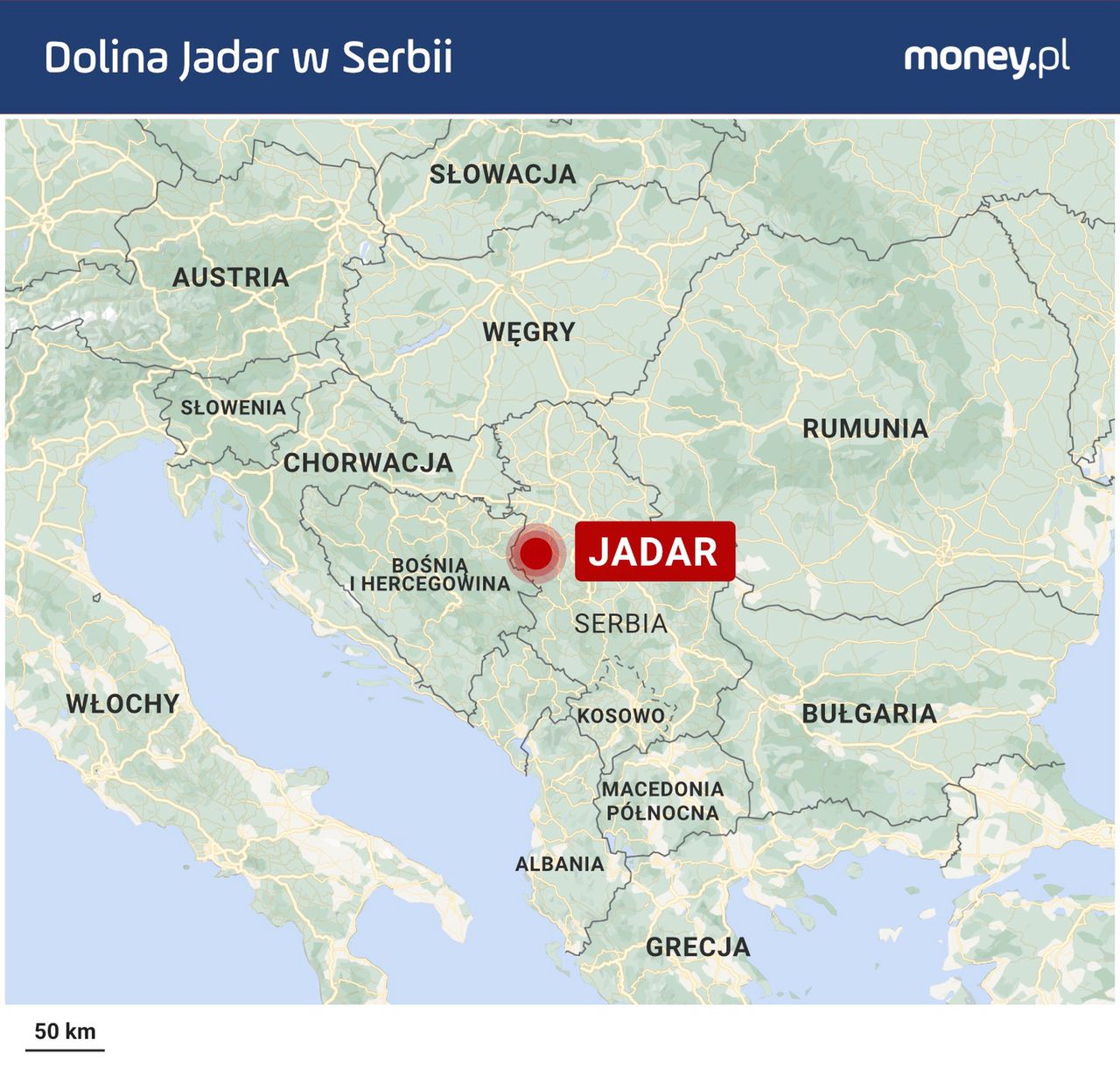 Jadar Valley in Serbia