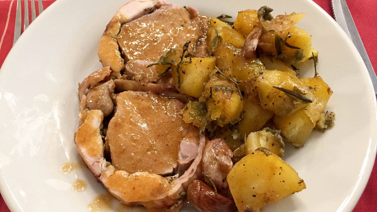 Duszone mięso z królika