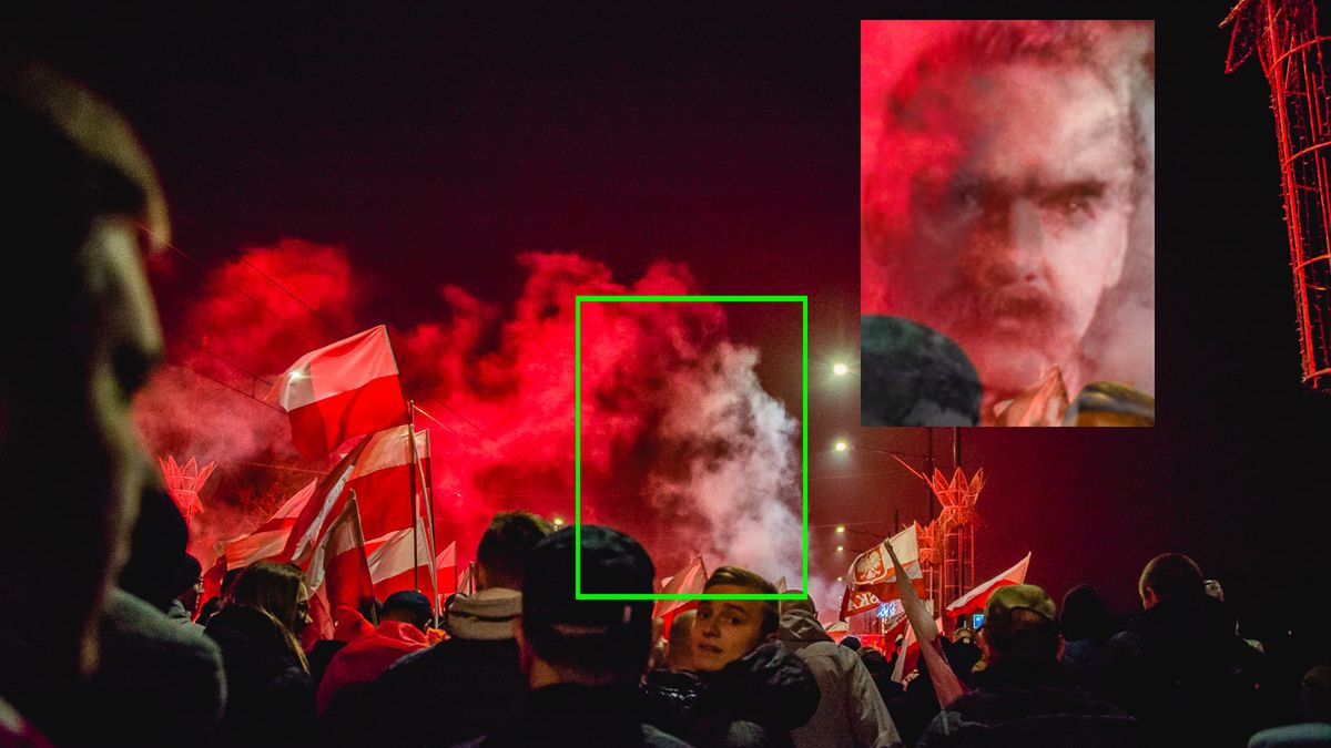 Marszałek Piłsudski ukazał się na zdjęciu z obchodów 100-lecia niepodległości 1